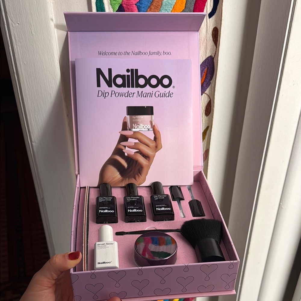 Nailboo Dip Powder Mani Kit with multiple colors